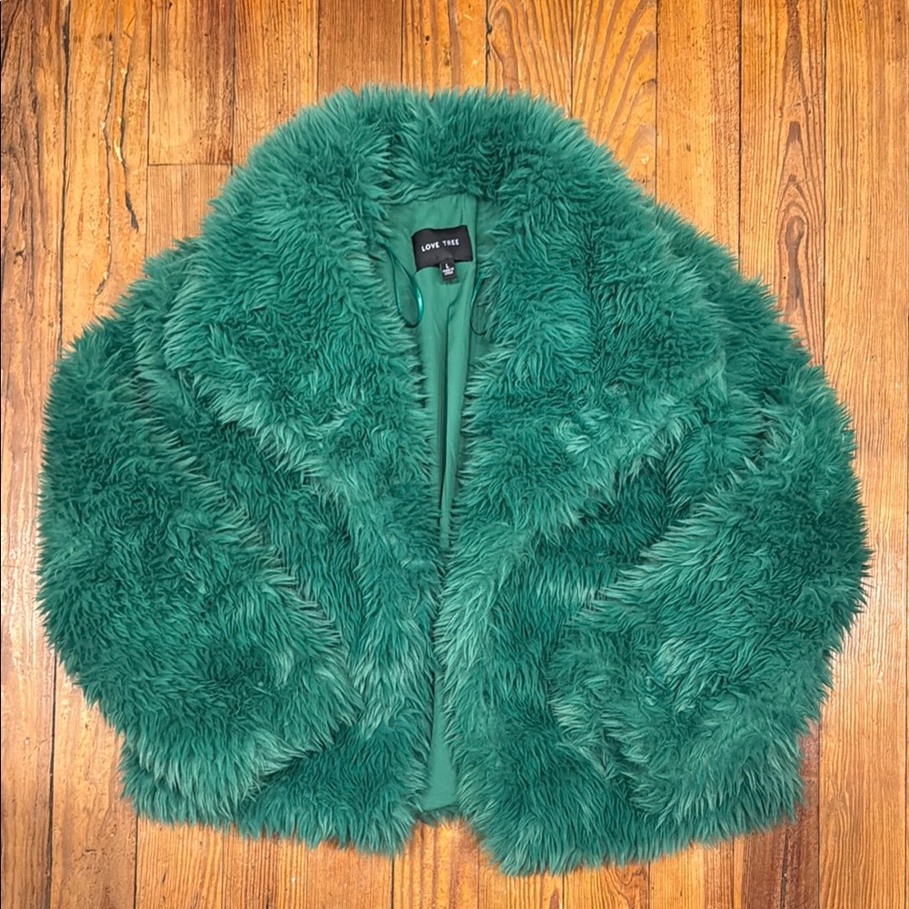Love Tree Green 💚Teddy Jacket
